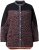 Ulla Popken Neon Tiger Stripe Jacket Black - Sweaters & hoodies - 
