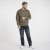 North Latitude Denim Logo Sweatshirt Dusty Olive Green TALL - TALL sweatshirts - TALL sweatshirts voor lange mannen