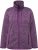 Ulla Popken Heather Knit Fleece Jacket Dark Purple - Sweaters & hoodies - 