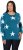 Ulla Popken Glitter Stars Soft Knit Sweater Petrol - Sweaters & hoodies - 