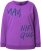 Ulla Popken Magnifique Split Style Sweatshirt Purple - Sweaters & hoodies - 