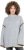 Ulla Popken Decorative Seam Sweater Light Grey Melange - Sweaters & hoodies - 