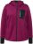Ulla Popken HYPRAR Zip Front Hooded Stretch Sweatshirt Blackberry - Sweaters & hoodies - 