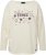 Ulla Popken Dreaming Time Long Sleeve Sweatshirt Chalk - Sweaters & hoodies - 