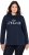 Ulla Popken Moin Graphic Sweatshirt Navy - Sweaters & hoodies - 