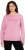Ulla Popken Graphic BE UNIQUE Inverted Seam Sweatshirt Raspberry - Sweaters & hoodies - 