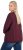 Ulla Popken Sparkling Sequin Bows Christmas Sweatshirt Plum - Sweaters & hoodies - 