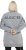 Ulla Popken Nostalgic Escape Oversized Sweatshirt Mouse Grey - Sweaters & hoodies - 
