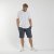 North Latitude Sweatshorts Blue Melange TALL - Joggingbroeken & shorts - Joggingbroeken & Shorts Heren Grote Maten