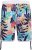 Kam Jeans 3018 Panelled Floral Swimshorts Navy - Zwembroeken - Grote Maten Zwembroeken Heren