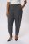 Kaffe Curve Merla Broek Dark Grey Melange - Jeans & Broeken in Grote Maten – Plus Size - 