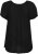 Kaffe Curve Ami Korte mouw Blouse Diepzwart - T-shirts - 