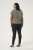 Kaffe Curve Sonna Stanley Top Diepzwart/Antiek wit print - T-shirts - 