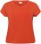 Kaffe Curve Jena V-Neck T-Shirt Grenadine Red - T-shirts - 