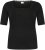Kaffe Curve Britt T-shirt Diepzwart - T-shirts - 