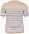 Kaffe Curve Lizzy Gestreepte trui Beige/Blauw - Bedrukte T-shirts voor dames - 