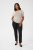 Kaffe Curve Lizzy Gestreepte trui Beige/Blauw - Bedrukte T-shirts voor dames - 