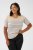 Kaffe Curve Lizzy Gestreepte trui Beige/Blauw - Bedrukte T-shirts voor dames - 