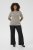 Kaffe Curve Lizzy Gestreepte trui Beige/Zwart - Bedrukte T-shirts voor dames - 