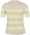 Kaffe Curve Lizzy Gestreepte trui Beige/Groen - Bedrukte T-shirts voor dames - 