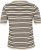 Kaffe Curve Lizzy Gestreepte trui Beige/Zwart gestreept - Bedrukte T-shirts voor dames - 