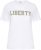 Kaffe Curve June T-shirt Wit - Bedrukte T-shirts voor dames - 