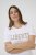 Kaffe Curve June T-shirt Wit - Bedrukte T-shirts voor dames - 