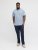 Jack & Jones Brandon T-Shirt Celestial Blue - T-shirts - Grote Maten T-shirts Heren
