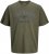 Jack & Jones Edenver T-Shirt Khaki - T-shirts - Grote Maten T-shirts Heren