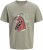 Jack & Jones King Crew Neck T-Shirt Grey - T-shirts met opdruk - T-shirts met opdruk grote maten