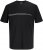 Jack & Jones Cofusion T-Shirt Black - T-shirts - Grote Maten T-shirts Heren