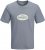 Jack & Jones Catskills Worldwide T-shirt Blauw - T-shirts - Grote Maten T-shirts Heren