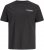 Jack & Jones Oscar T-Shirt Black - T-shirts met opdruk - T-shirts met opdruk grote maten