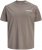Jack & Jones Oscar T-Shirt Grey - T-shirts met opdruk - T-shirts met opdruk grote maten