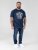 D555 Cooper Grumpy Old Man Printed T-Shirt Navy - T-shirts met opdruk - T-shirts met opdruk grote maten
