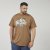 North Latitude 61315 T-Shirt Met Print Camel - T-shirts - Grote Maten T-shirts Heren