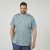 North Latitude 61318 All-Over Print T-Shirt Stofblauw - T-shirts - Grote Maten T-shirts Heren