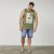 North Latitude 61321 Tanktop Olijfgroen - T-shirts - Grote Maten T-shirts Heren