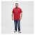 North Latitude Logo T-Shirt Red - T-shirts - Grote Maten T-shirts Heren