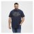 North Latitude Logo T-Shirt Navy - T-shirts - Grote Maten T-shirts Heren