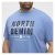 North Latitude Denim Printed Logo T-Shirt Dusty Blue - T-shirts - Grote Maten T-shirts Heren