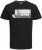 Jack & Jones Logan T-Shirt Black - T-shirts - Grote Maten T-shirts Heren