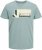 Jack & Jones Logan T-Shirt Grey - T-shirts - Grote Maten T-shirts Heren