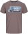 Jack & Jones Logan T-Shirt Brown - T-shirts - Grote Maten T-shirts Heren