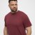 North Latitude T-Shirt O-Neck Bordeaux TALL - TALL T-shirts - Extra lange T-shirts voor heren