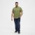 North Latitude T-Shirt O-Neck Olive Green TALL - TALL T-shirts - Extra lange T-shirts voor heren