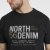 North Latitude Denim Printed T-Shirt Black TALL - TALL T-shirts - Extra lange T-shirts voor heren