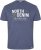North Latitude Denim Printed T-Shirt Blue Melange TALL - TALL T-shirts - TALL T-Shirts Heren