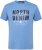 North Latitude Denim Printed Logo T-Shirt Dusty Blue TALL - TALL T-shirts - Extra lange T-shirts voor heren