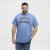 North Latitude Denim Printed Logo T-Shirt Dusty Blue TALL - TALL T-shirts - Extra lange T-shirts voor heren